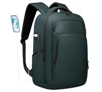 17.3 Inch Laptop Backpack for Men Women, 30L Travel Backpack Carry-On Flight Approved,Work Computer Backpack with USB A&C Port, Business Laptop Bag, Water-Resistant Anti-Theft Daypack - Dark Green