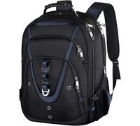17.3 Laptop Backpack for Men Women, Extra Large Travel laptop Backpack with Rain Cover, TSA Friendly Flight Approved with RFID Anti Theft Pocket and USB Charger Port, Water Resistant School BookBag