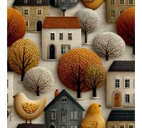 17.3"x236" Big Tree House Peel and Stick Wallpaper Cartoon Cute Contact Paper Shelf Liner for Cabinets Non-Woven Fabrics Self Adhesive Removable Wall Paper Covering Bedroom
