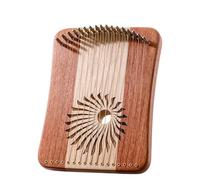 17/31 Strings Harp Lyre Professional Fingerplay 31/17 Strings Harp Lyre Piano Beginner Portable Instrument(17 rosewood)