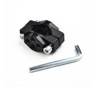 17-32mm Aluminium Alloy Motorcycle Handlebar Bumper Mount Bracket Clamp for LED Spot Fog Light with Double-Sided Screw Holes 304 Stainless Steel Screws