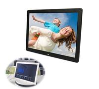 17.3Inch Digital Picture Frame, Display JPEG Pictures/listen To MP3 Music/enjoy AVI Movie Videos, Timing Power On Off, Background Music Support, for Home, Office, Shopping Mall, Hotel, Cafe