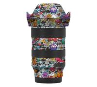 17-40 1.8 Camera Lens Sticker for Sigma 17-40mm F1.8 DC fit for Sony E L Mount Coat Wraps Film Protector Vinyl Decal Skin(Graffiti White)