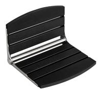 17.5" Folding HDPS Shower Bench Seat Wall Mounted(Black)