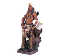 17.5" Inch Native American Indian Statue Figure Western Figurine Warrior Indio Eagle