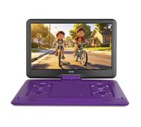 17.5" Portable DVD Player for Kids,15.6" Large HD Screen,5 Hours Rechargeable Battery,Support USB/SD Card/Sync TV and Multiple Disc Formats,High Speaker (Purple)
