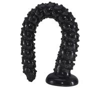 17.56 Inch Long Dildo Anal Snake,Large Butt Plug Huge Anal Dildo with Suction Cup for Vaginal G Spot Stimulation Monster Anal Plug Thick Anus Dilator Adult Sex Toys for Men Women(Black)
