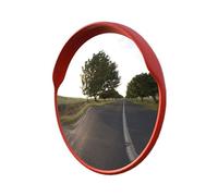 17.7" Convex Safe Mirror Wide Angle Traffic Corner Mirror High Definit Curved Parking Ga Mirror with Adjustable Bracket (60x60cm) for Enhanced Visibili