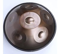 17.7" Harmonic Steel Drum Percussion, 6 Notes Handpan Drum with Soft Hand Pan Bag, Steel Tongue Drum for Noviciate