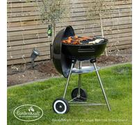 17’ Charcoal Kettle BBQ Grill With Lid & Wheels / Outdoor, Picnic, Camping, Cook