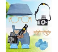 17 cm Cute Doll Clothes for Labubu Design Toy Outfits Blind Mystery Box Mart Accessories Mini La Boo-Boo Big Into Energy Monster Labooboo Case Cover Protector Box Bag Display Charm Figure Keychain