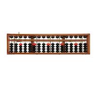 17 Digits Wooden Soroban Standard Abacus Chinese Calculator Counting Math Learni Soroban Abacus for Kids
