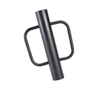 17" Fence Post Pounder, White Iron Construction, Easy Install Driver for Wooden & Metal Posts, Professional Heavy Duty Post Driver Tool
