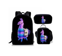 (17) Fortnite Game School Bag Backpack Lunch Bag Pencil Case 3PCS