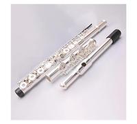 17 Holes Open Hole E Split Keys Flute Silver Plated Copper-Nickel C Key Flute With Case Flute for Beginner