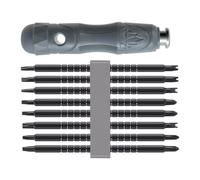 17-in-1 Screwdriver Set - Telescopic Multi-Bit Electronics Driver | 13-in-1, Phillips, Slotted, Tor X, Triangle U Y, Magnetic, Non-Slip, Precision Repair, Phone, Laptop, Appliances