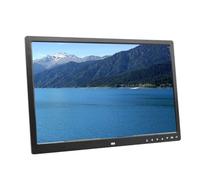 17 In Digital Photo Frame Wall Mountable Electronic Photo Album HD Display screen for Home Office(Black)