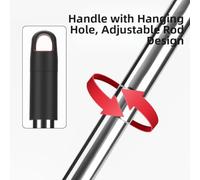 17-Inch Adjustable Magnetic Sweeper with Rubber Wheels - Lightweight Aluminum Alloy Handheld Iron Picker for Workshop, Garage & Home Repair (Compat