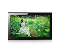 17-inch digital photo frame, electronic advertising machine, with clock calendar, timer switch, automatic picture/music/video playback Decorative Gift