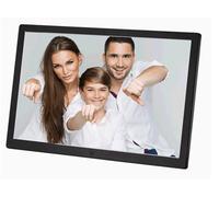 17 Inch Digital Photo Frame FHD Smart Display Photos Videos Music Player Large Screen Electronic Album with Remote Control(Black)