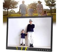 17-inch Digital Photo Frame, IPS Touch Screen Electronic Digital Photo Frame, Automatic Rotation Suitable for Various Scenes (Black)