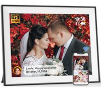 17-inch Digital Photo Frame Large - 32GB Electronic Digital Photo Frame, Dual-Wifi Digital Photo Frames, Full Function, IPS Touch Screen, Share Photo via App Email, Free Cloud, Gift for Family Friends