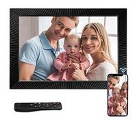 17 Inch Digital Picture Frame - Benibela 2.4G/5G Dual WiFi AI Smart Electronic Photo Frame, Remote & App Control, Motion Sensor, Wall Mounted, 32GB, Share Video via App Cloud Email USB(16:10)