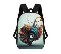 17 Inch Guitar Music Backpack, 3D Printed School Bag, School Lunch Bag, Travel Backpack, Friends Backpack for Girls And Boys