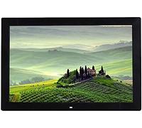 17 Inch High-Definition Electronic Photo Frame Video Display Rack Player 1080P Wall-Mounted Vertical Screen Display,White,Black