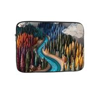 17 inch Laptop Bag Shockproof Portable Fashion Nature Haven Print Design Case for Business Trip Work University