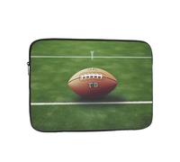 17 inch Laptop Case American Football Field Ball Sport Laptop Sleeve Computer Bag Water Resistant Computer Case Carrying Cover Compatible for Men Women