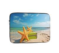 17 inch Laptop Case Beach Starfish Laptop Sleeve Computer Bag Water Resistant Computer Case Carrying Cover Compatible for Men Women