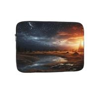 17 inch Laptop Case Two Photos of the Night Sky Laptop Sleeve Computer Bag Water Resistant Computer Case Carrying Cover Compatible for Men Women