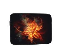 17 Inch Laptop Sleeve Bag Waterproof Shockproof Laptop Case Bag Abstract Fire Flowers Computer Skin Bags Lightweight Tablet Carrying Case