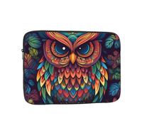 17 Inch Laptop Sleeve Bag Waterproof Shockproof Laptop Case Bag Color Owl Pattern Computer Skin Bags Lightweight Tablet Carrying Case