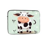 17 Inch Laptop Sleeve Bag Waterproof Shockproof Laptop Case Bag Cute Cow Polka Dot Computer Skin Bags Lightweight Tablet Carrying Case