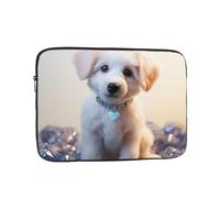 17 Inch Laptop Sleeve Bag Waterproof Shockproof Laptop Case Bag Cute Diamond Dog Computer Skin Bags Lightweight Tablet Carrying Case