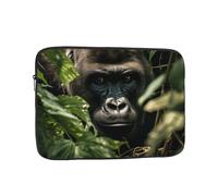17 Inch Laptop Sleeve Bag Waterproof Shockproof Laptop Case Bag Gorilla Landscape Lightweight Tablet Carrying Case