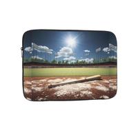 17 Inch Laptop Sleeve, Soft Protective Case With Baseball Sports Field Print,Slim Lightweight Bag Specially Compatible With 17 Inch Macbook, Fits Some Pc Notebook