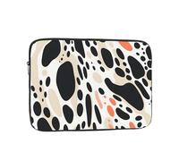 17 Inch Laptop Sleeve Water-resistant Laptop Case Compatible with 15.6 16 17 Inch MacBook Chromebook, Cow Spot Print