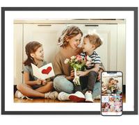 17-inch Large Digital Picture Frame - 32GB Digital Photo Frame Wall Mounted, Full Functions, Motion Sensor, Remote Control, Share Photos and Videos Instantly, Unlimited Cloud Storage