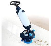 17 Inch Lightweight Electric Floor Polisher, 360 RPM Commercial Floor Buffer Scrubber, 13000 Sqft/H Coverage for Home Office Bathrooms & Small Commercial Spaces