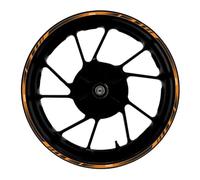 17 Inch Motorcycle Front Rear Wheel Decal Waterproof Reflective Rim Stickers for Kawasaki for Ninja for Z1000 for Z1000SX(Color 12)