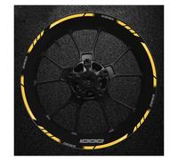 17 Inch Motorcycle Thickened Edge Outer Ring Reflective Sticker Stripe Wheel Decals For Z1000(Style 27)