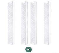 17 inch Plastic Moss Poles for Climbing Plants with Stackable Units to Extend Height as Plants Grow Over Time (4pcs)