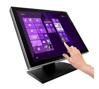17 Inch Pro Commercial Grade Capacitive LED Backlit Multi-Touch HDMI Monitor, 4:3 Display 1280 x 1024, True Flat Seamless Touchscreen, Great for Office, POS, Retail, Restaurant, Bar, Gym, Warehouse