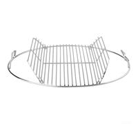 17 Inch Round Grill Rack Fits 22 Inch Kettle Grills | Rust-resistant stainless steel, build, fits 22-inch kettles, 17-inch diameter, outdoor cooking