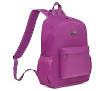 17 Inch Simple Large Backpack, Durable Bookbag for College & Travel Daypack