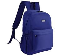 17 Inch Simple Large Backpack, Durable Bookbag for College & Travel Daypack | Anti-Theft Hidden Main Zipper, Reinforced Shoulder Straps, Side Pockets Fit Large Water Bottles, Lightweight, Classic Look
