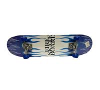 17 inch Skateboards for little one's, Cruiser Skateboard for Girls and Boys Beginners, Mini Skateboards Classic Complete Skate Board (S-13_Fire Skateboard)